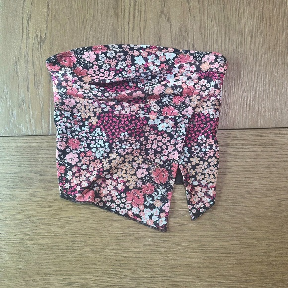SHEIN Tops - Shein Floral Tube Top Size Small